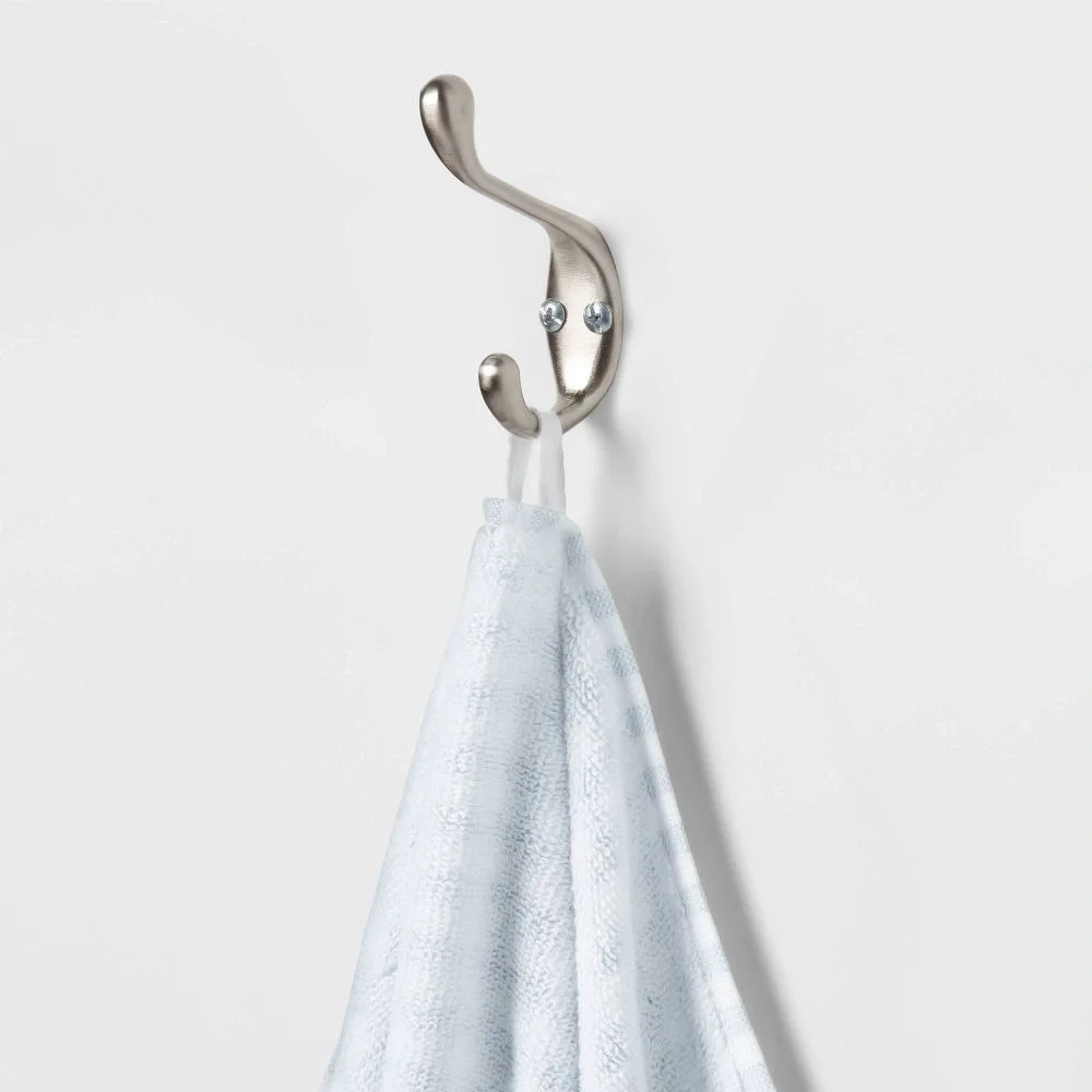 New Threshold Gingham Premium Bath Towels Set 2 Pc XL Traditional Gingham Plaid